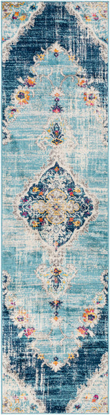 Blue Wallsburg Runner Rug