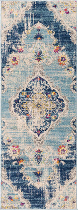 Blue Wallsburg Runner Rug