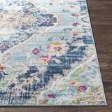 Blue Wallsburg Runner Rug