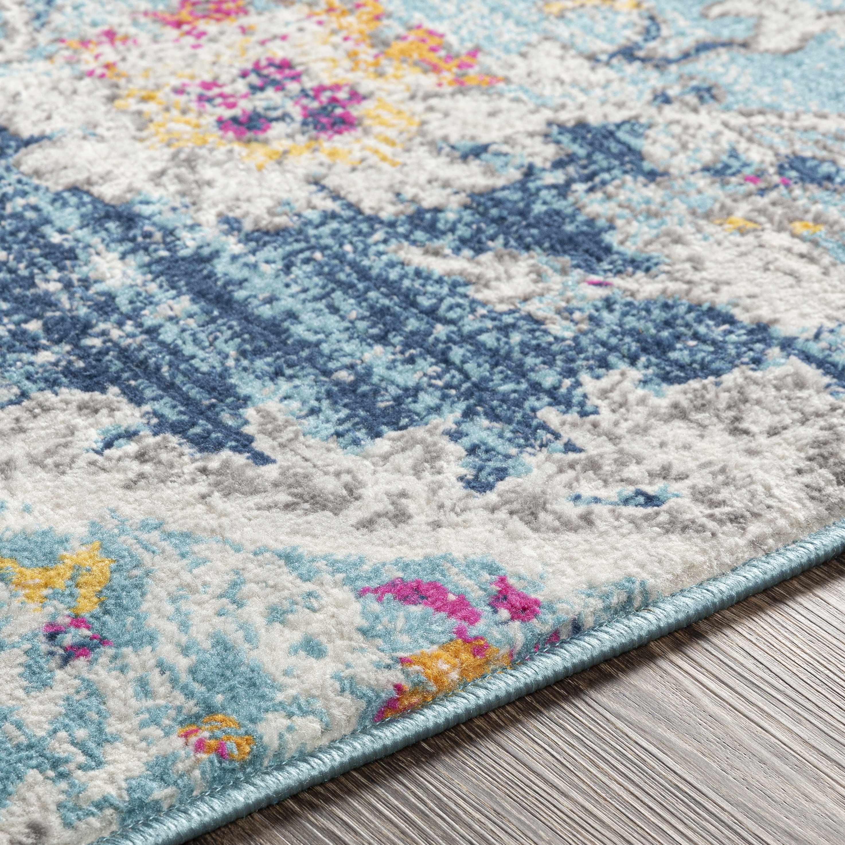 Blue Wallsburg Runner Rug