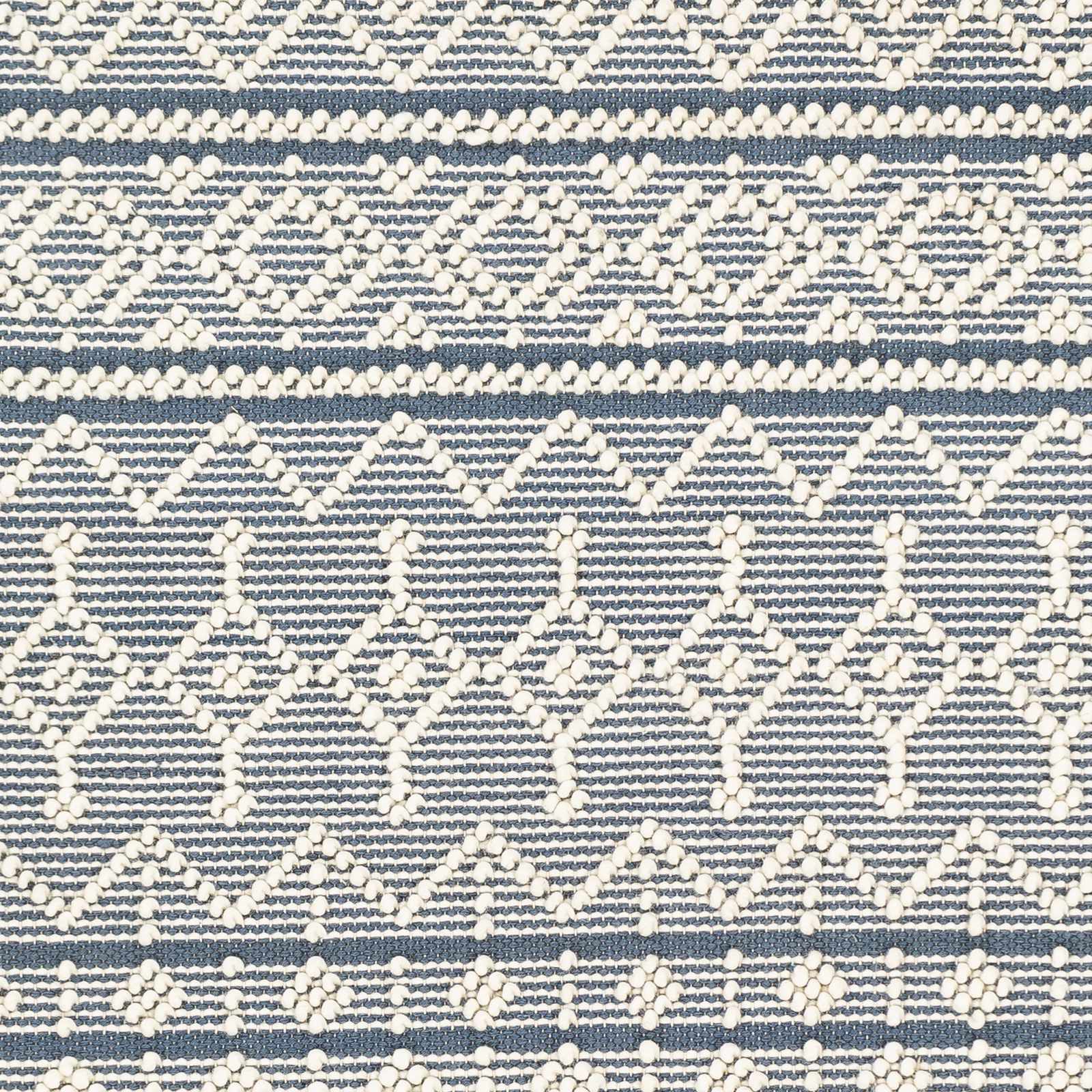 Brothers Blue Wool&Cotton Rug