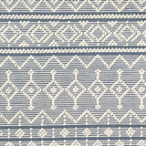 Brothers Blue Wool&Cotton Rug