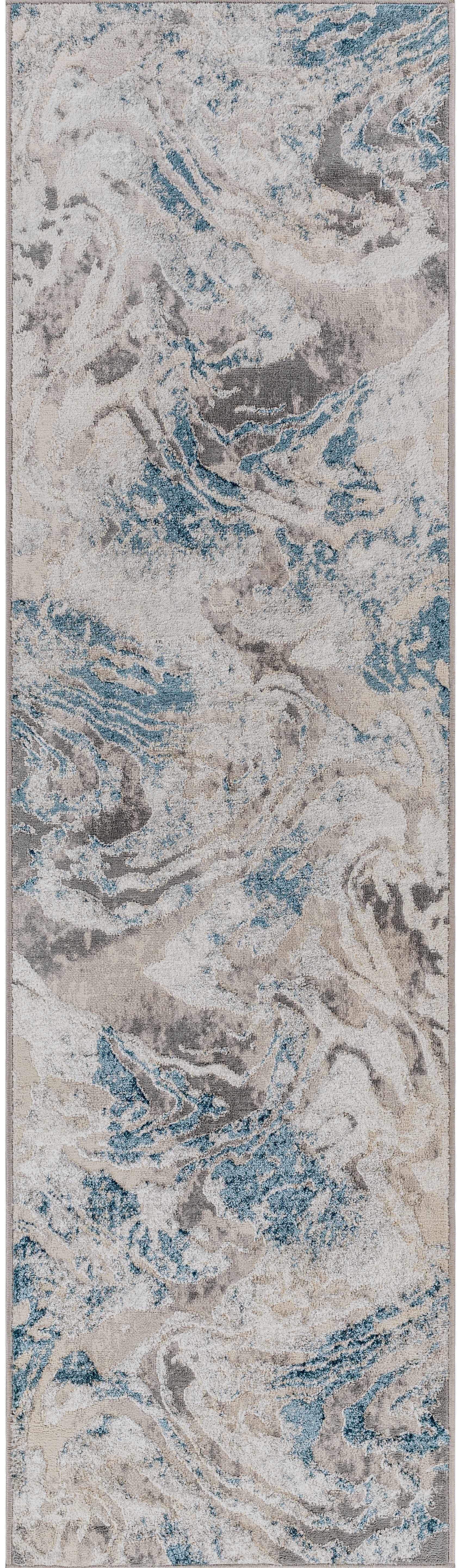 Rosthern Blue Marble Rug