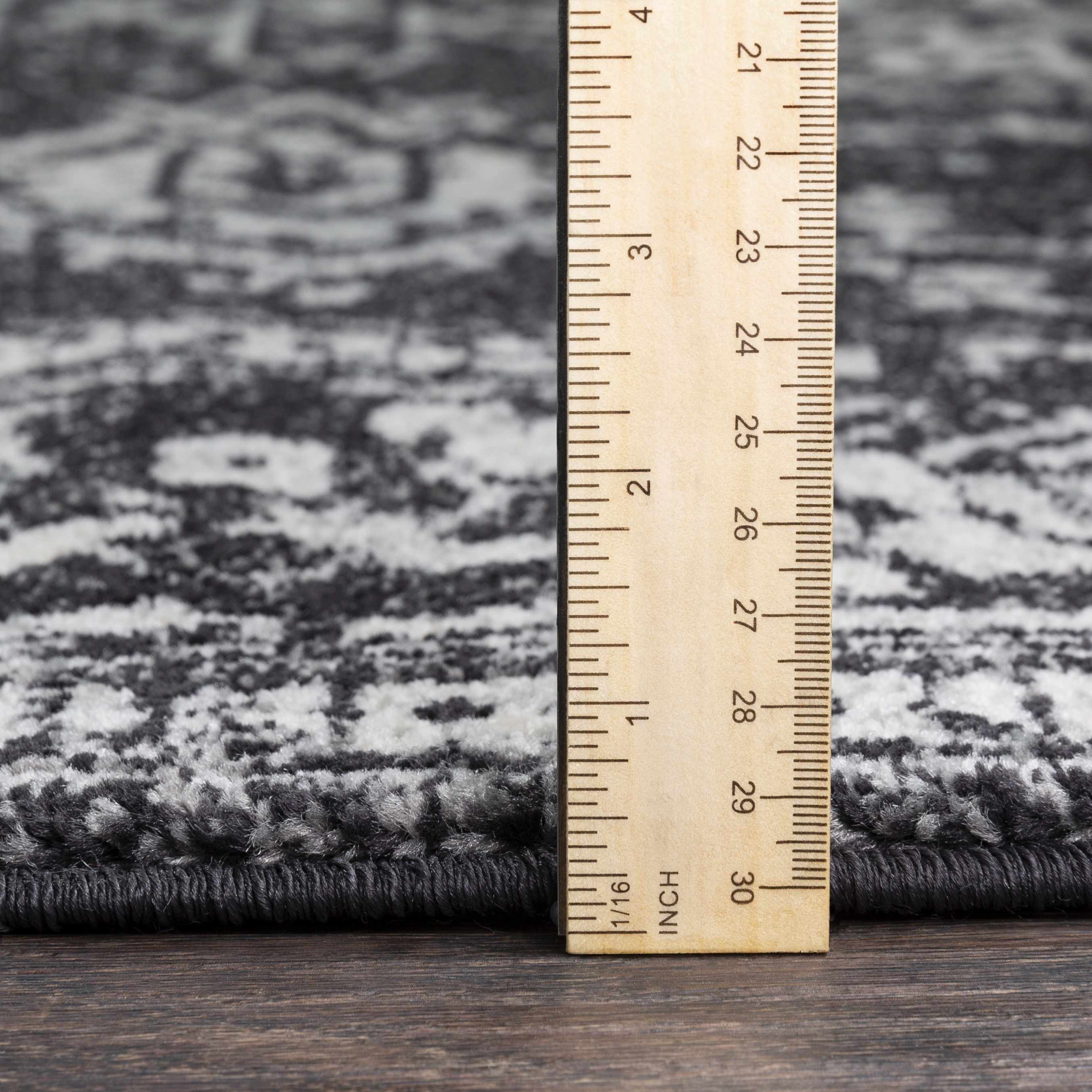 Rachel Black Runner Rug