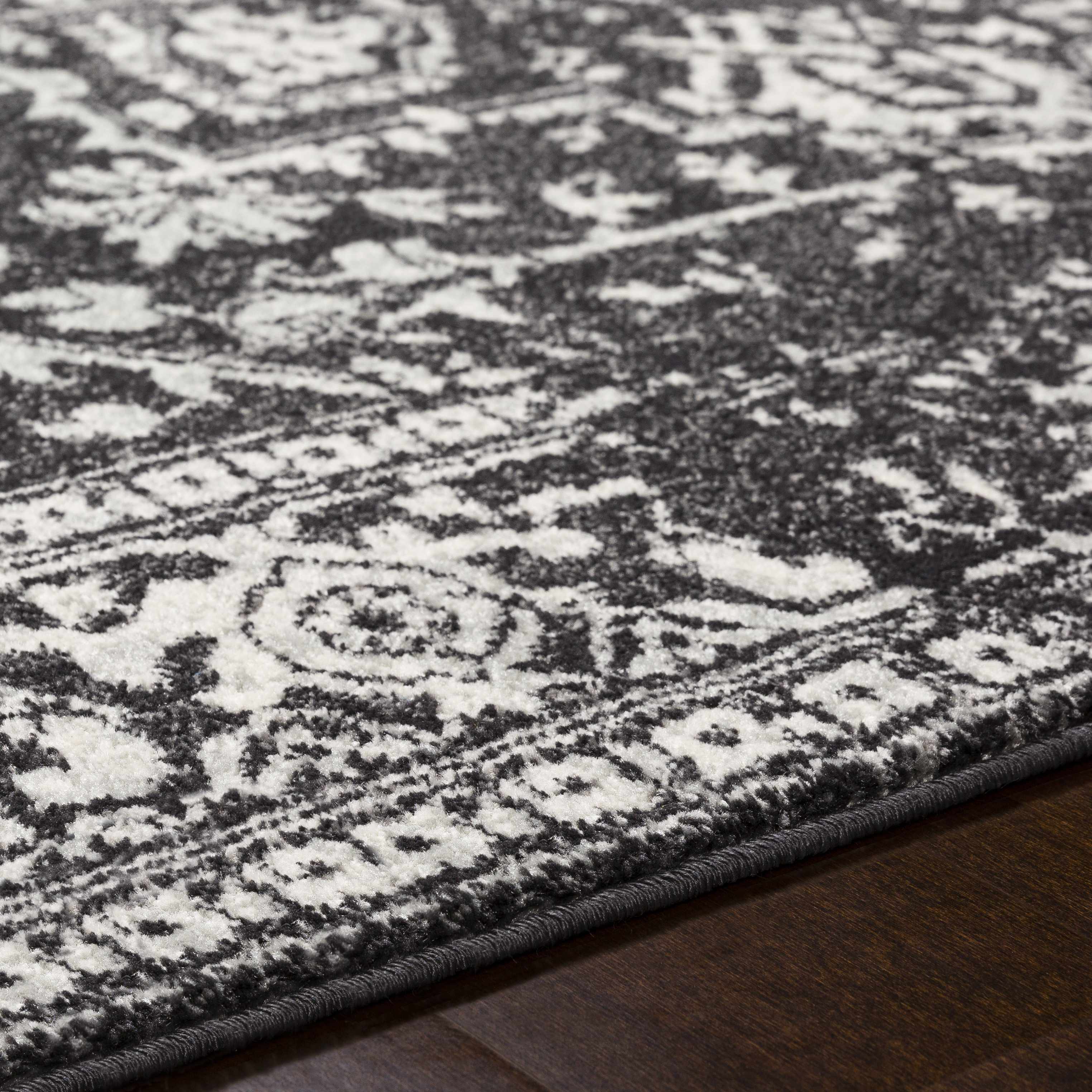 Rachel Black Runner Rug