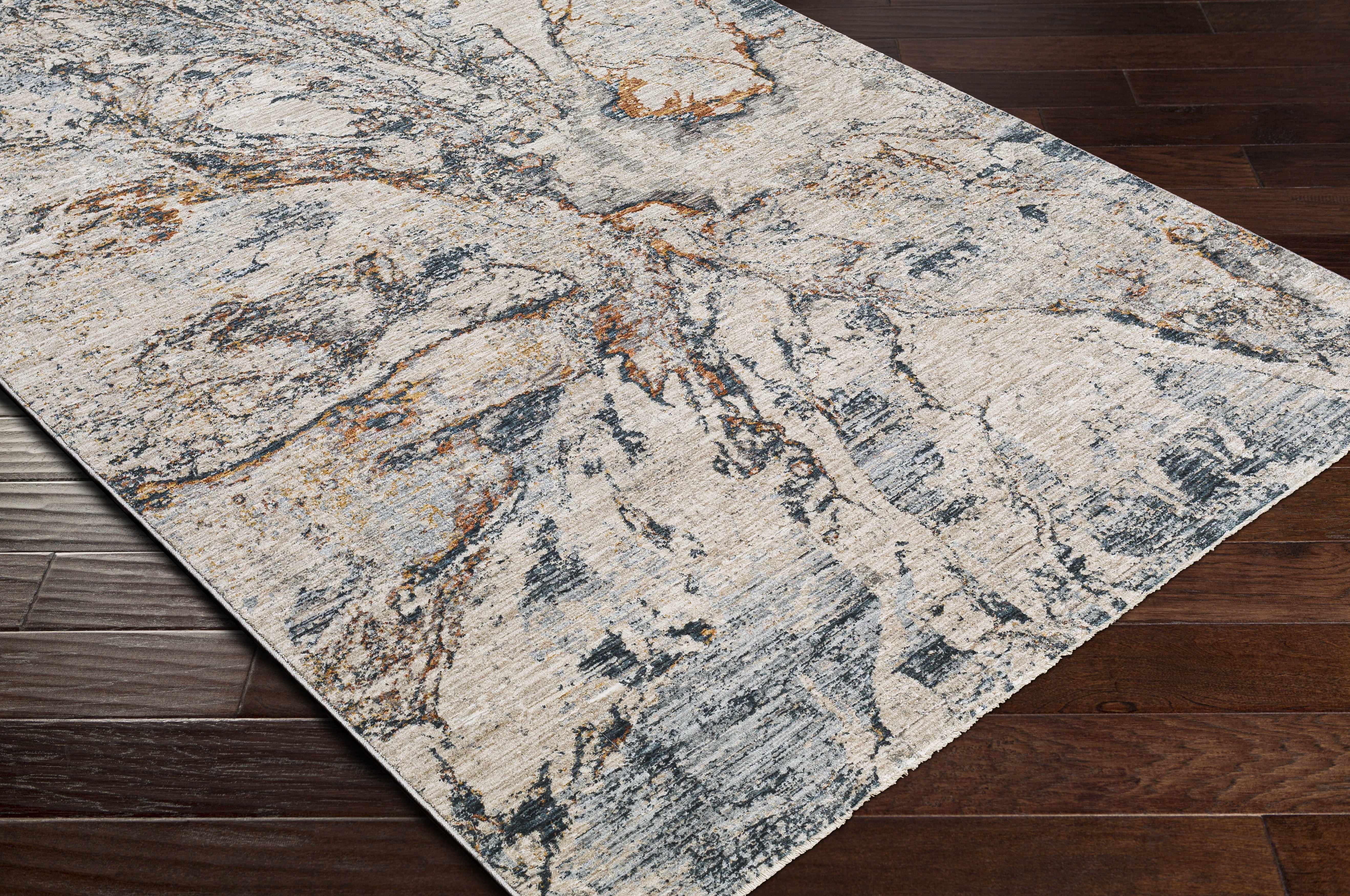 Cardup Beige Marble Rug