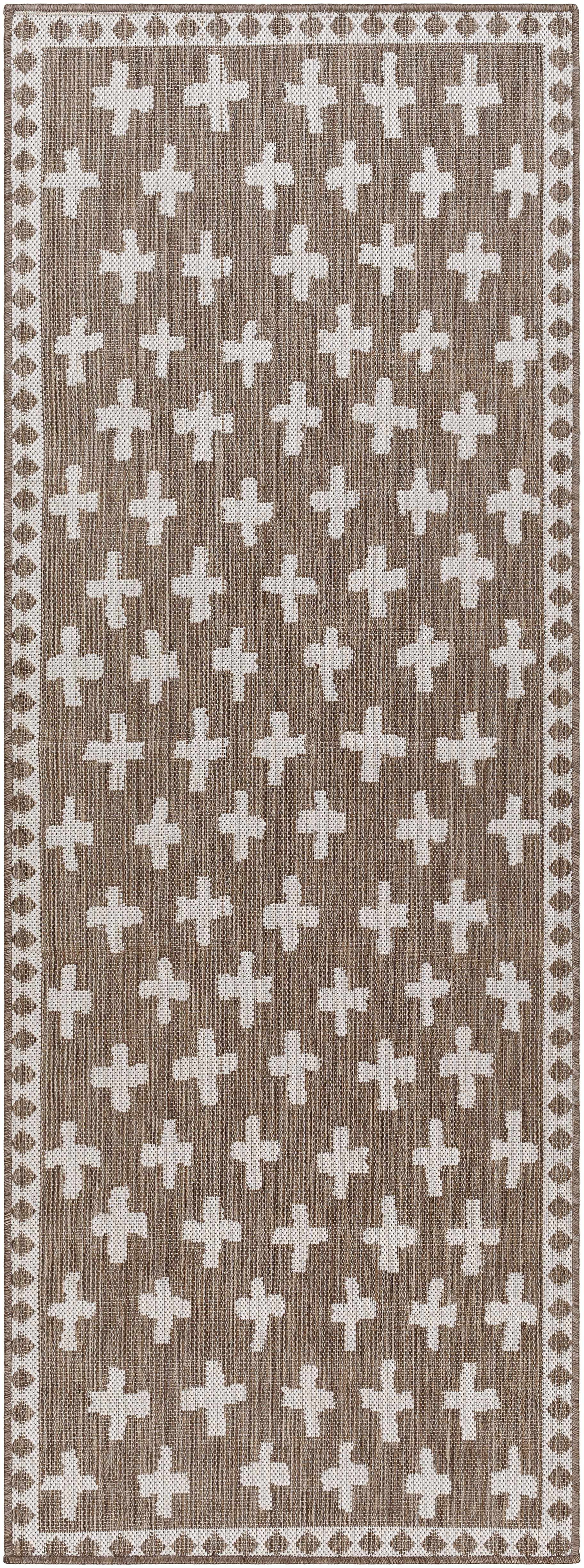 Kyna Brown Runner Rug