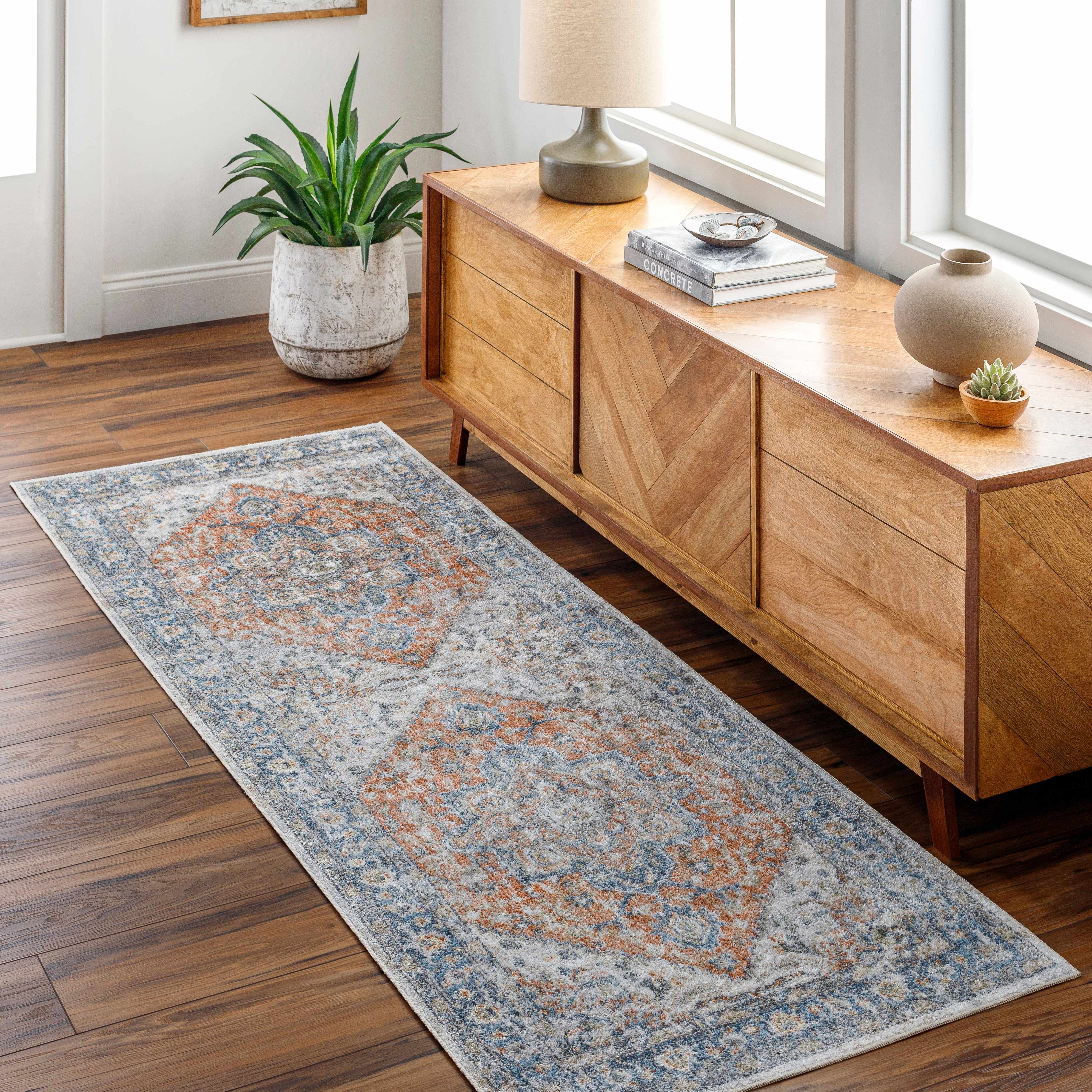Ezri Rust Runner Rug