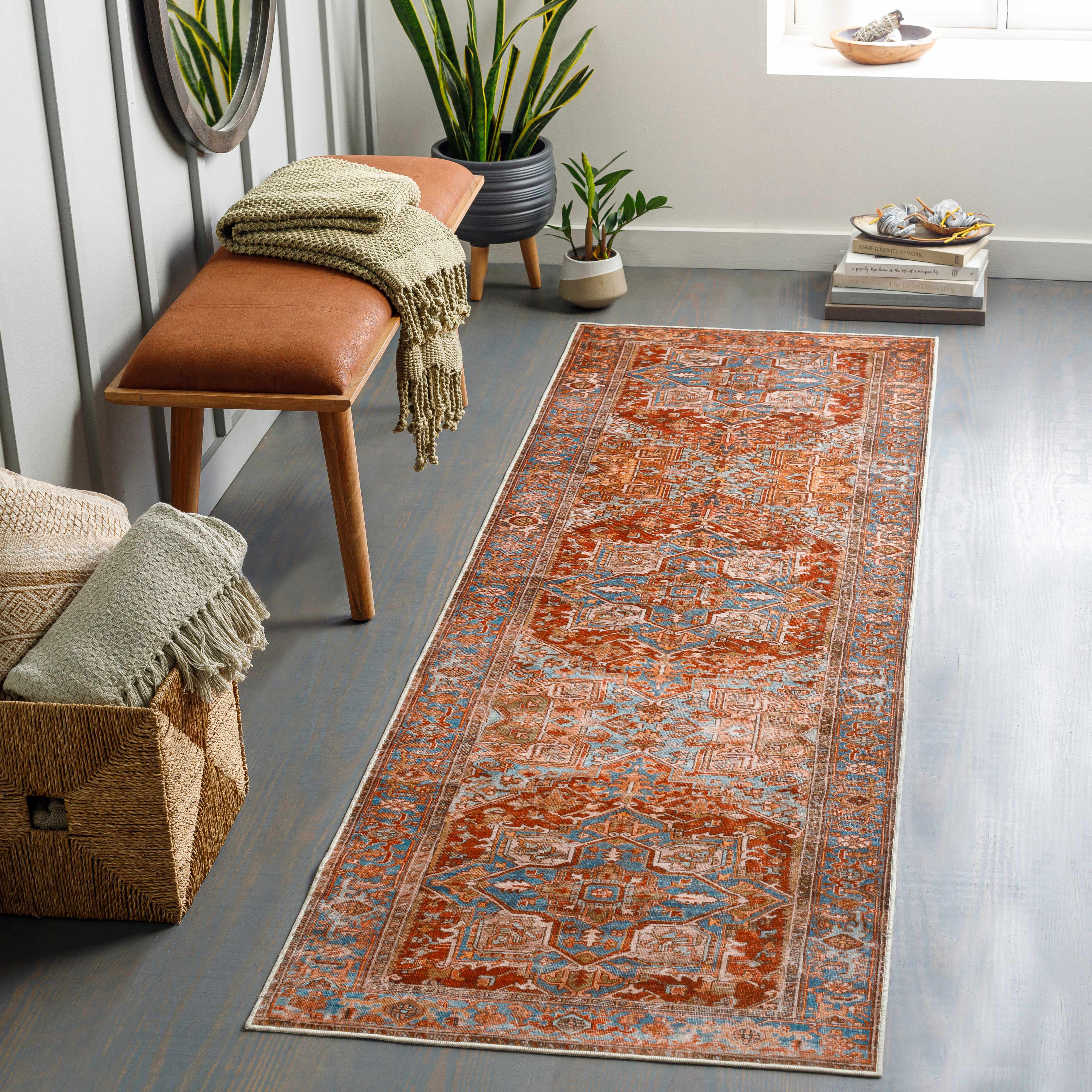 Darapidap Washable Runner Rug