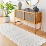 Bahar Cream Washable Runner Rug