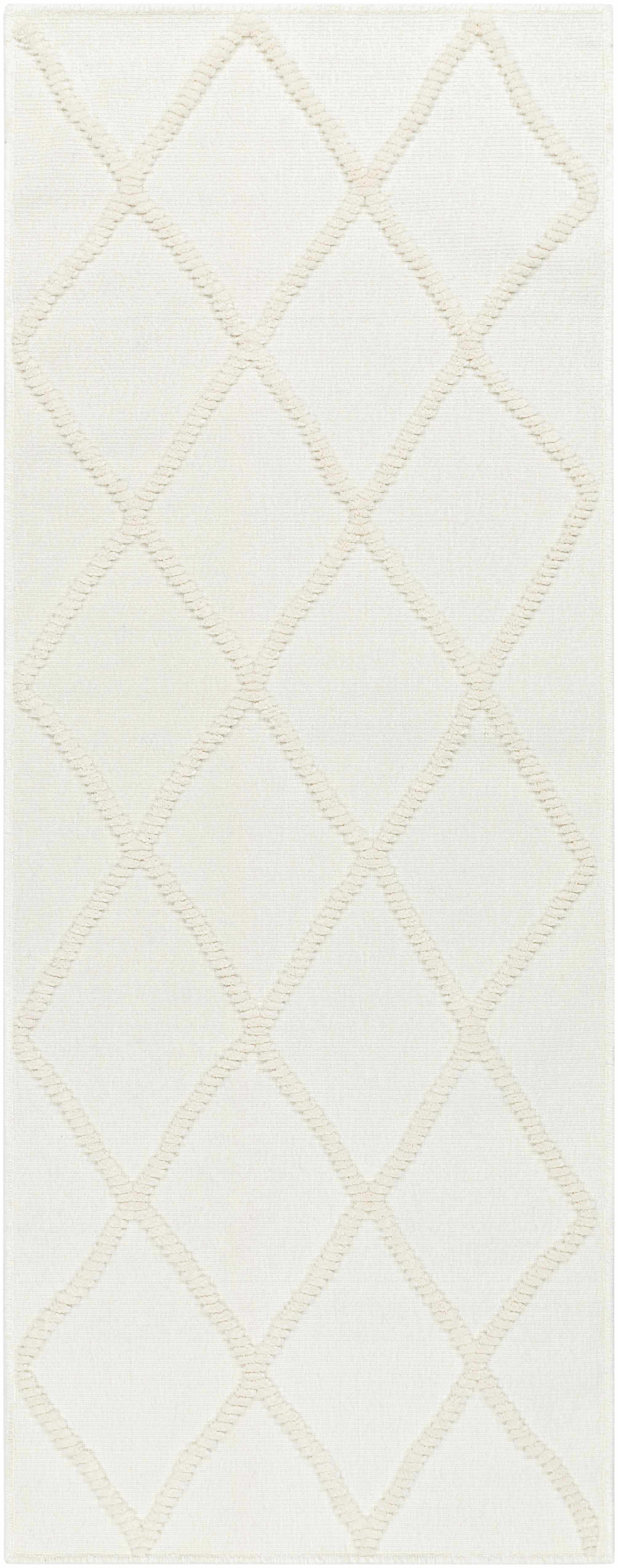 Amani White Runner Rug