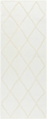 Amani White Runner Rug