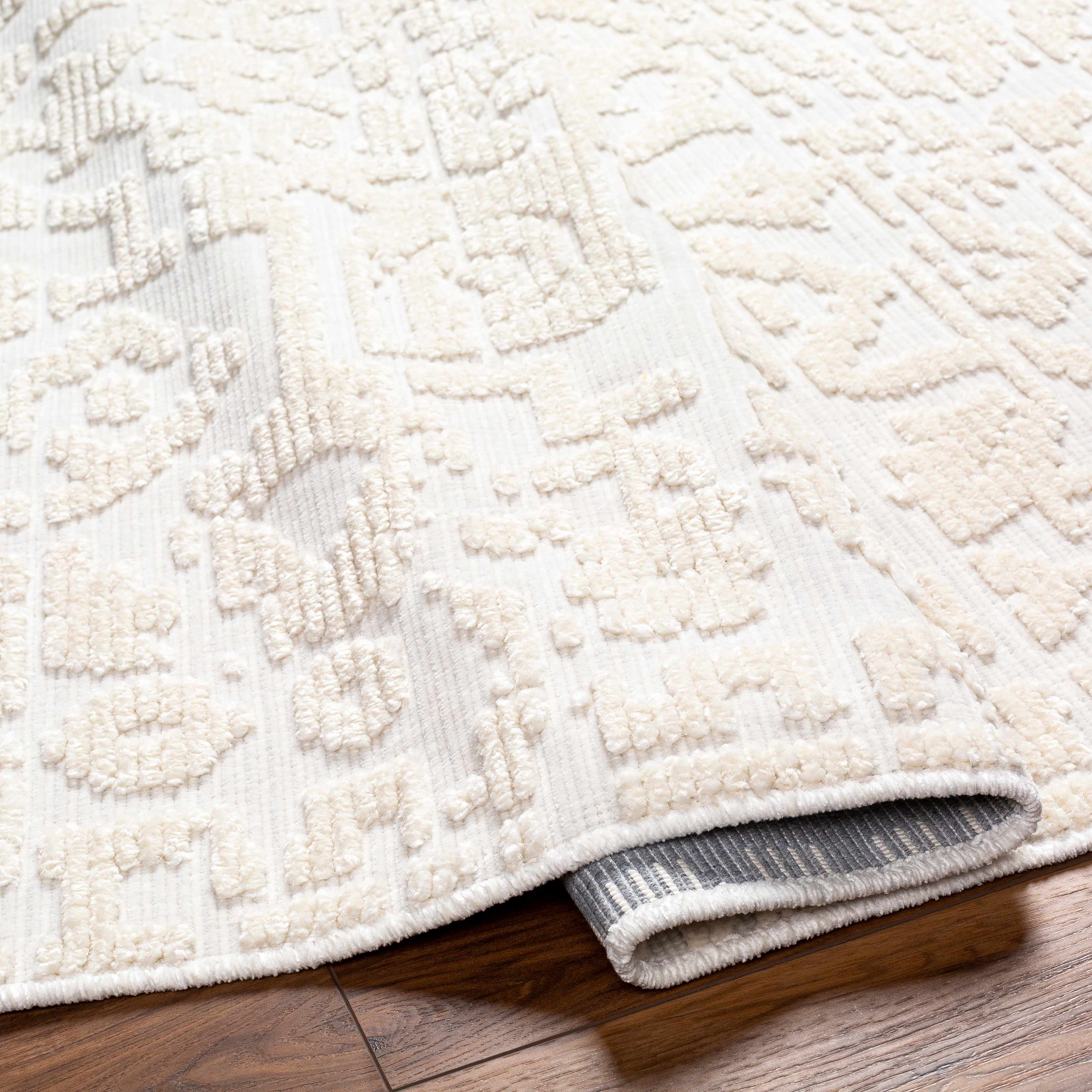 Beren Cream Washable Runner Rug