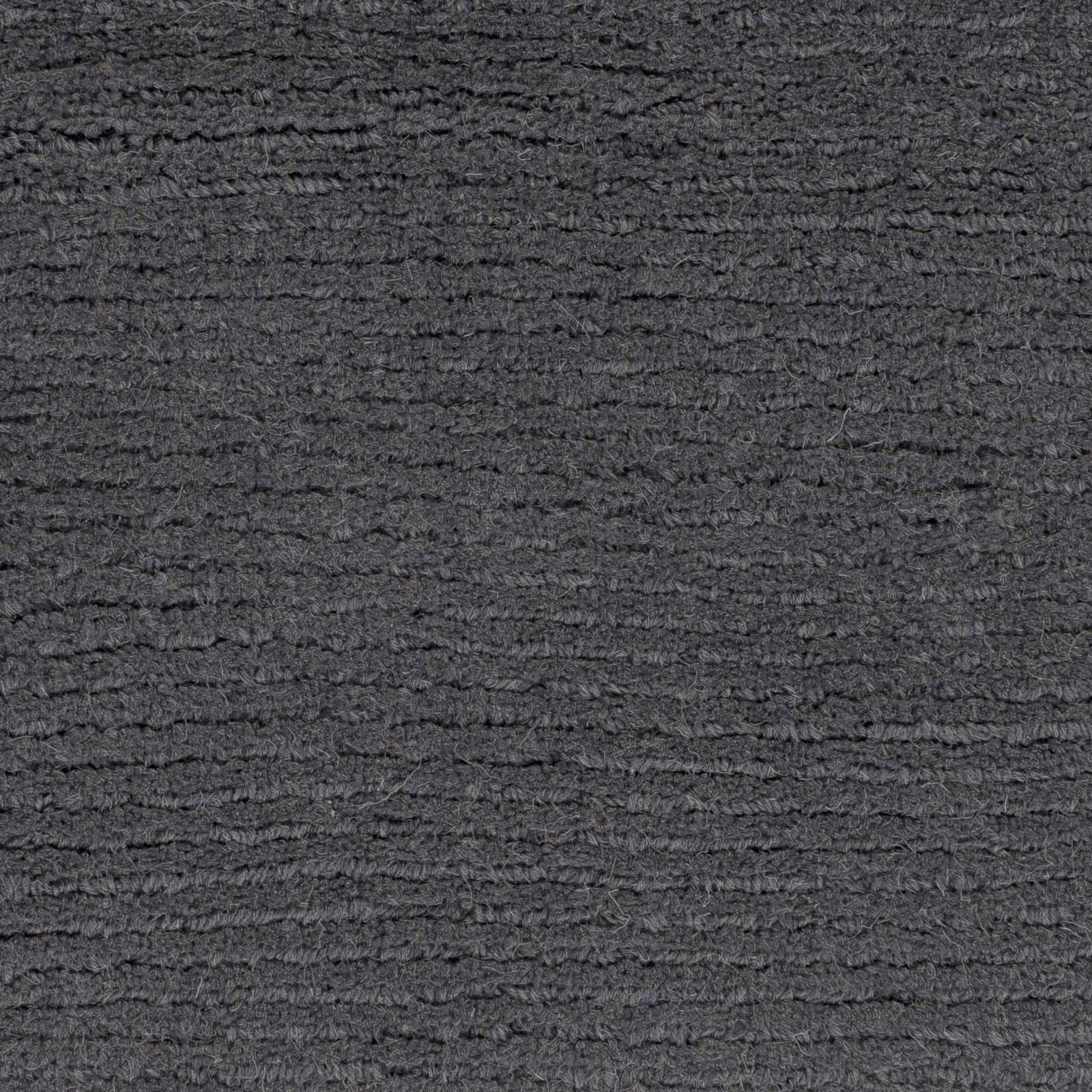 Brockton Solid Wool Charcoal Runner Rug