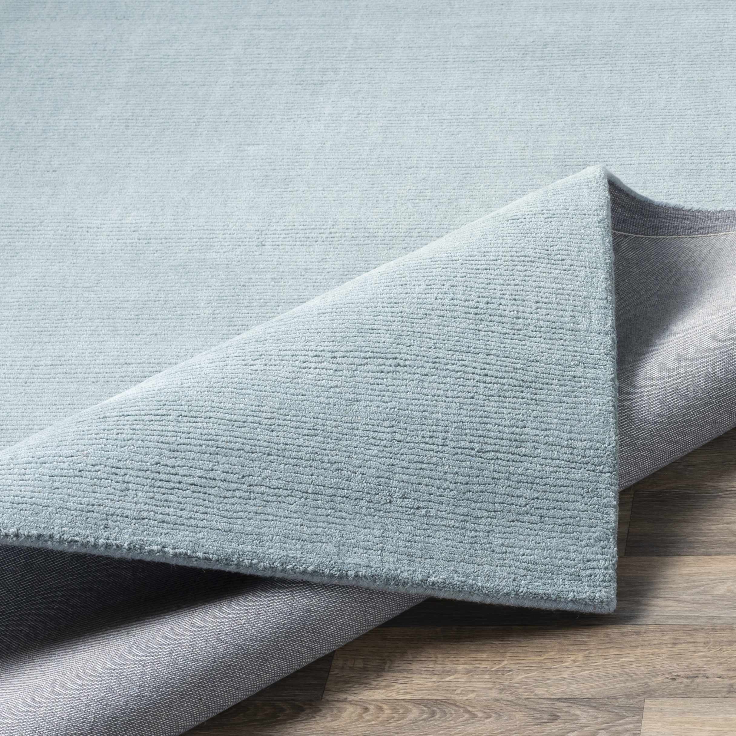 Brockton Solid Wool Dusty Sage Runner Rug