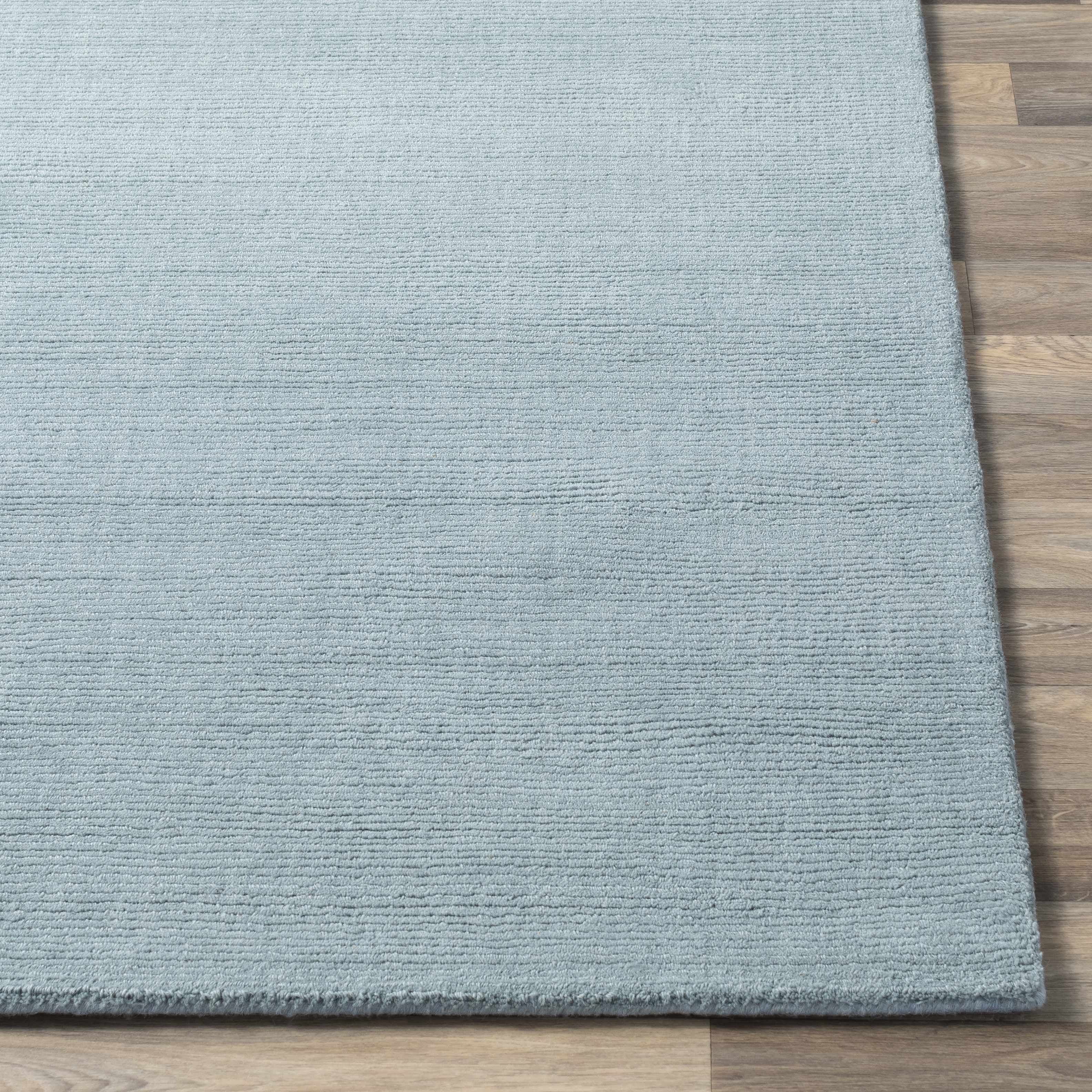 Brockton Solid Wool Dusty Sage Runner Rug