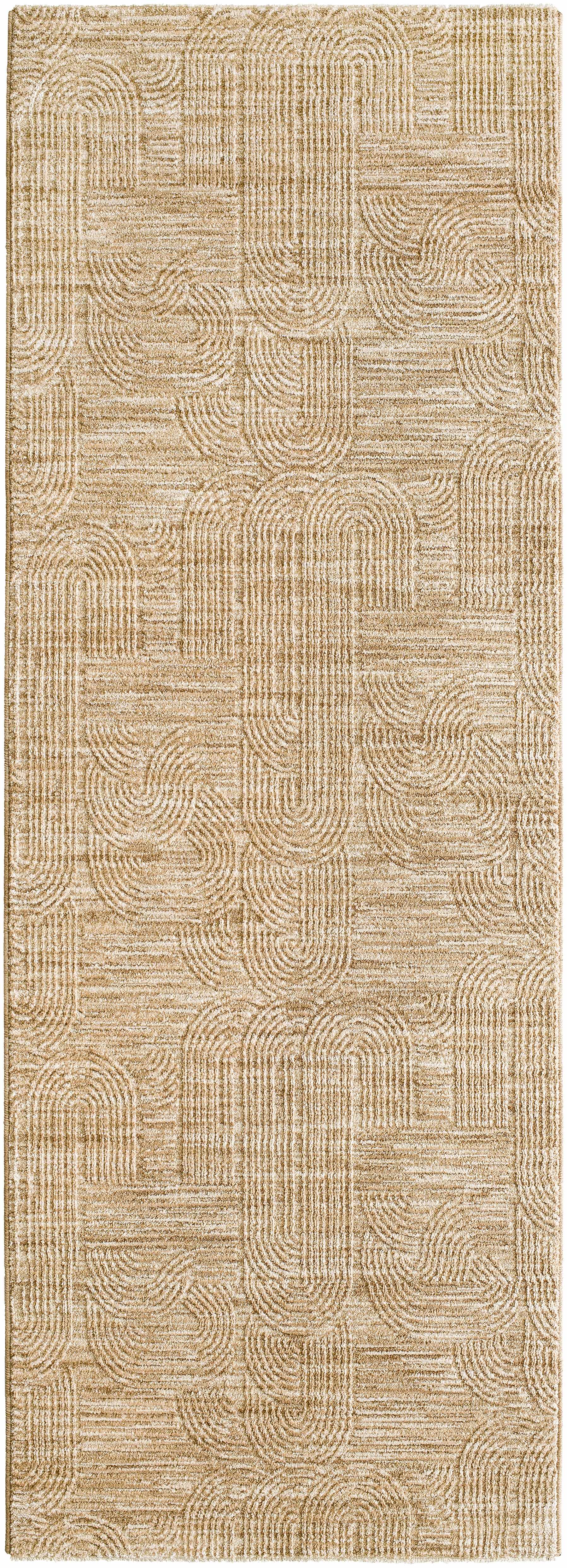Harva Tan Runner Rug