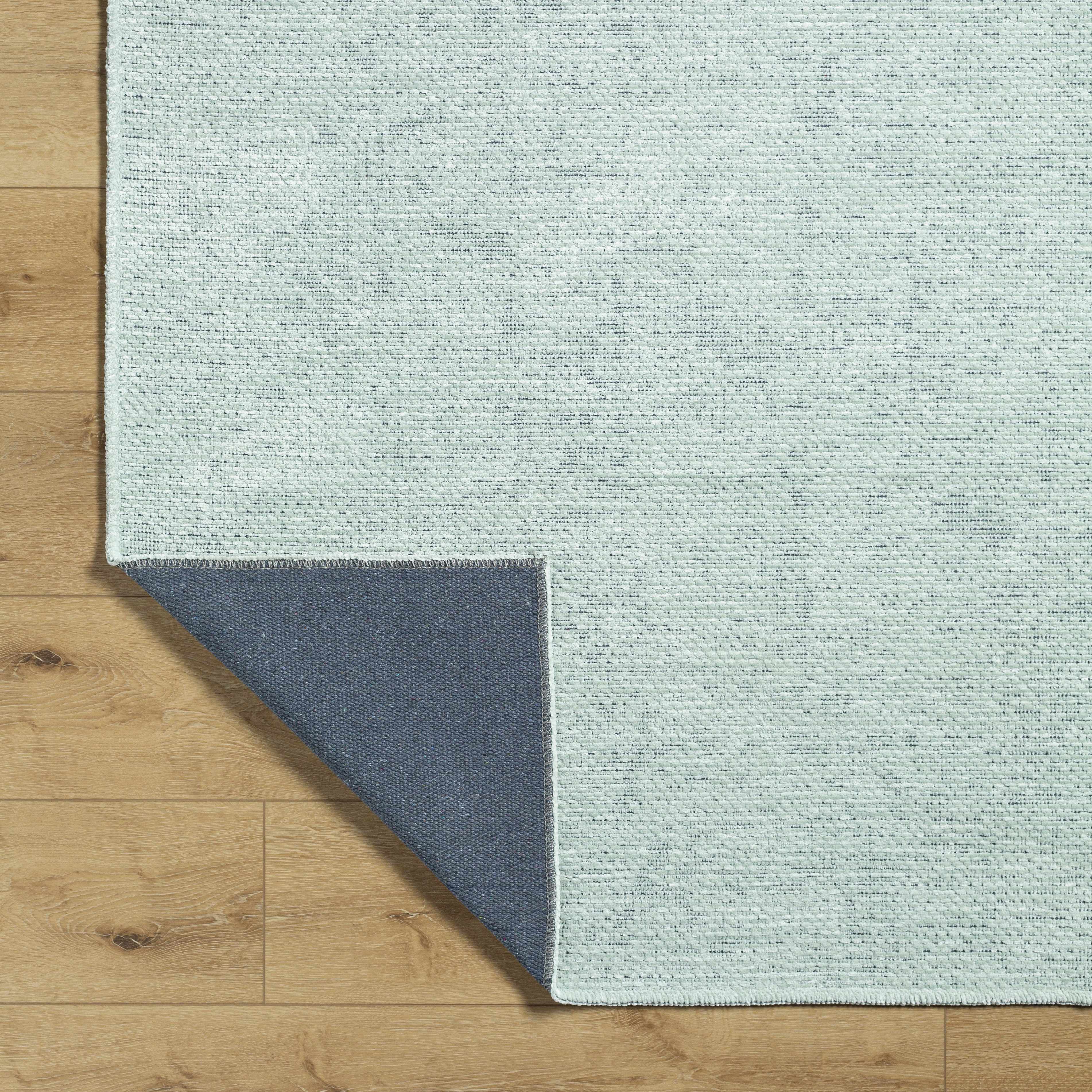 Isako Solid Washable Runner Rug