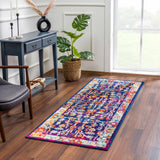 Istanbul Vintage Navy Runner Rug