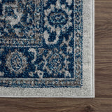 Istanbul Medallion Blue Runner Rug