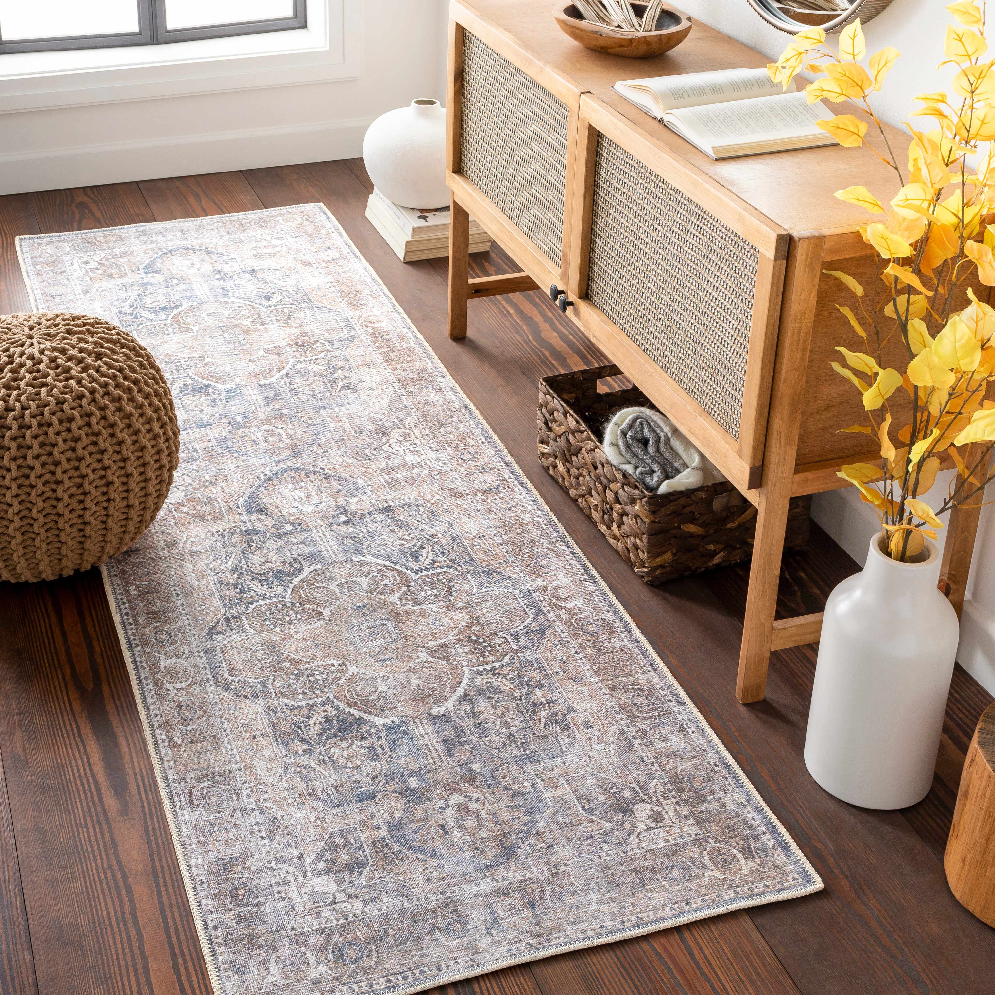 Mignon Washable 8ft Runner Rug
