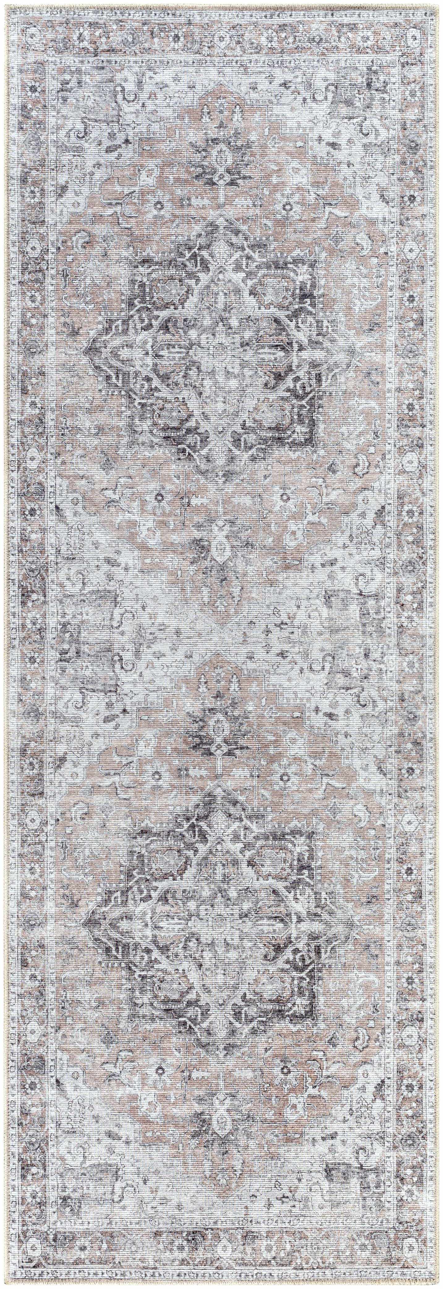 Fatih Washable 8ft Runner Rug